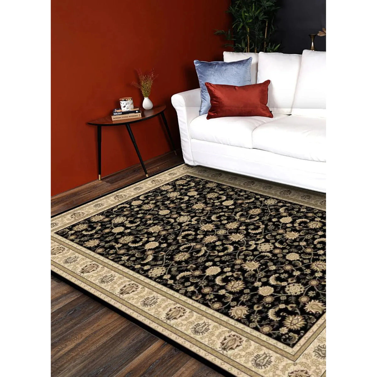 170cm Rug Isfahan Traditional design Rug 170 x 120 cm – Silk Road Rugs